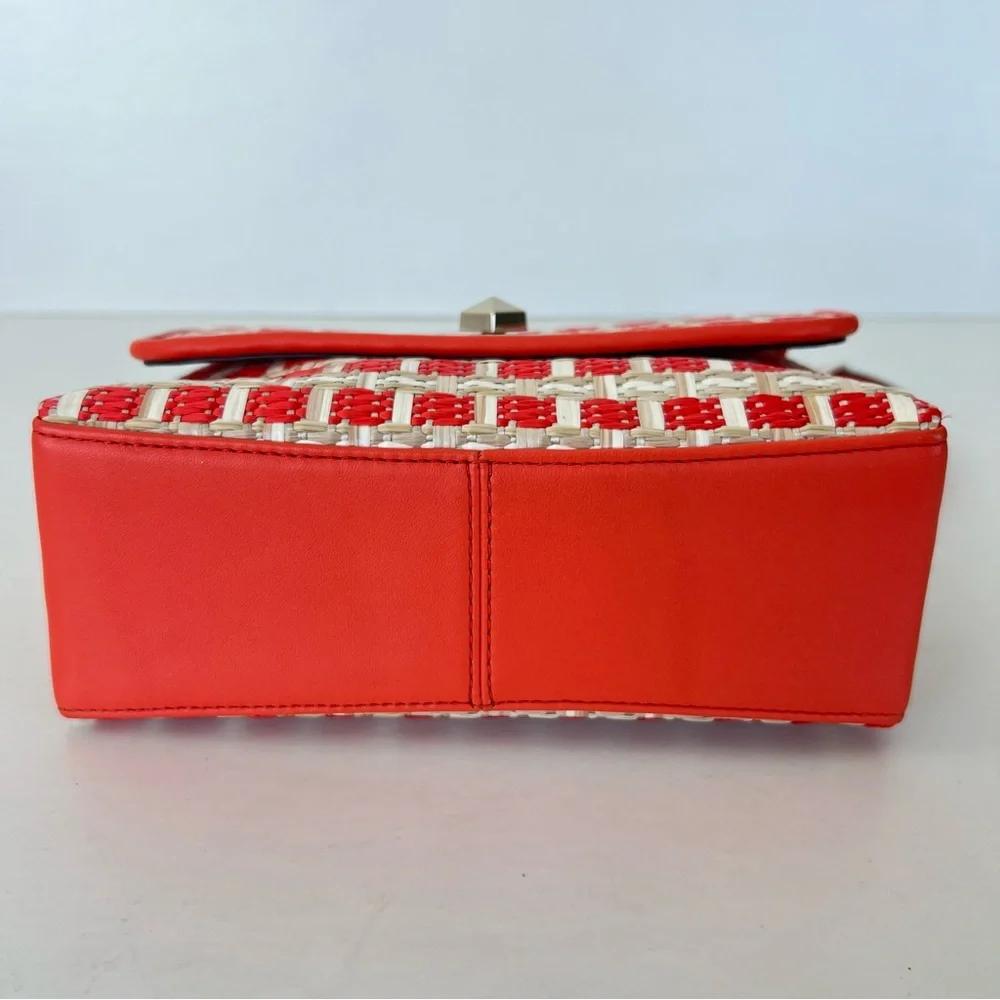 NWT KATE SPADE Natalia Two Tone Flap Chain Handles Small Crossbody Shoulder Bag